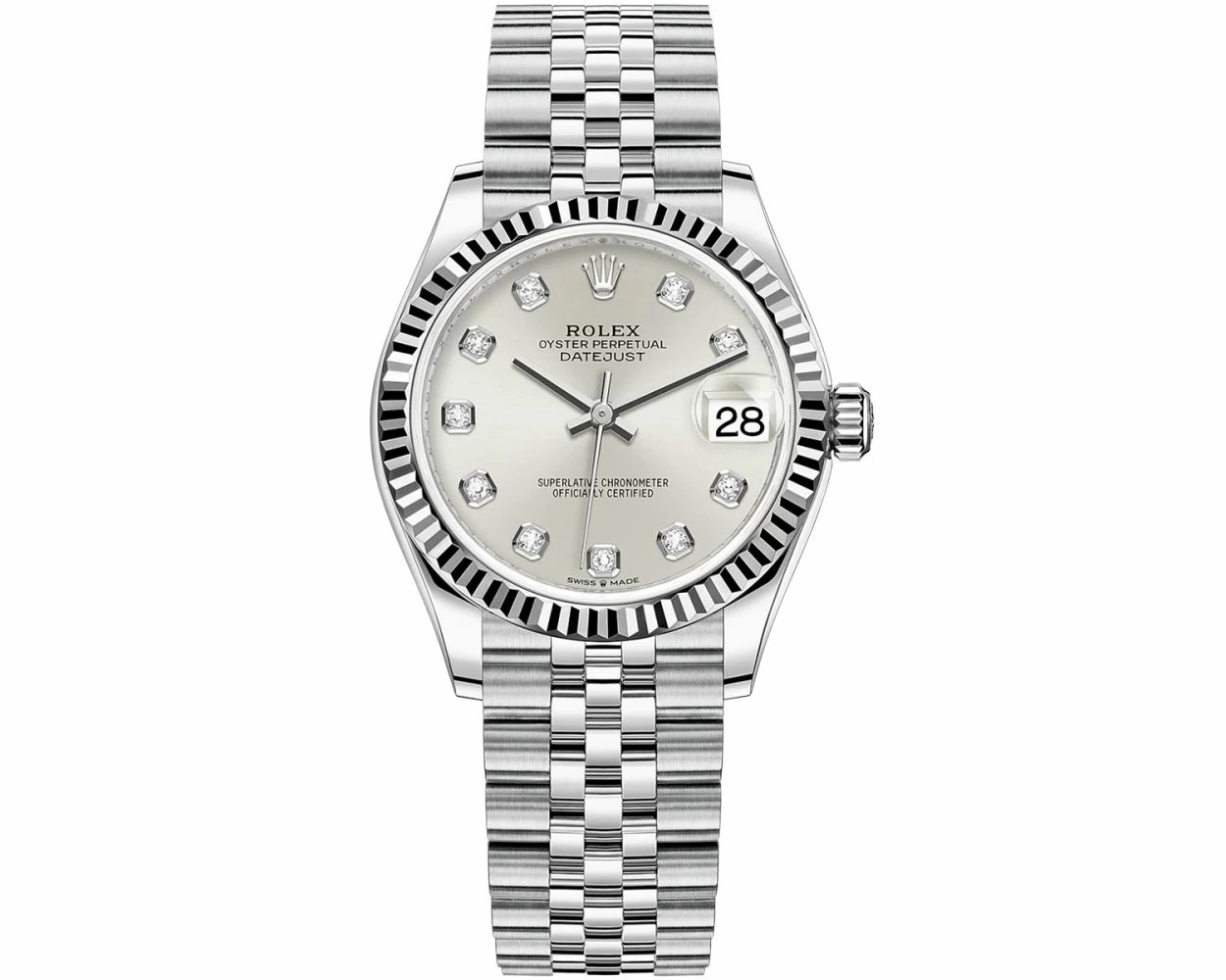 Buy Genuine Used Rolex Datejust 31 278274 Watch Silver Dial SKU 6572