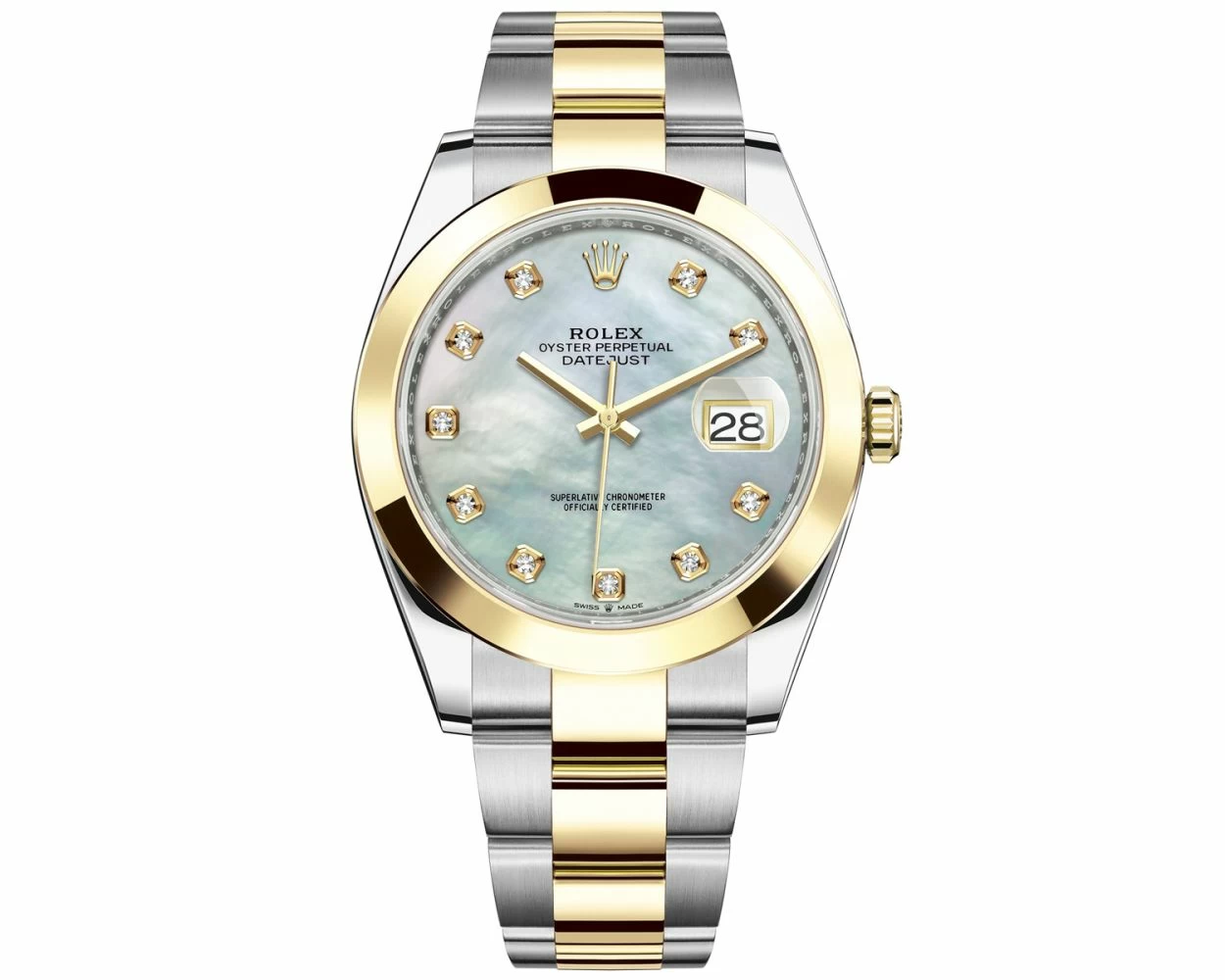 Buy Genuine Used Rolex Datejust 41 126303 Watch Mother of Pearl Dial SKU 6097