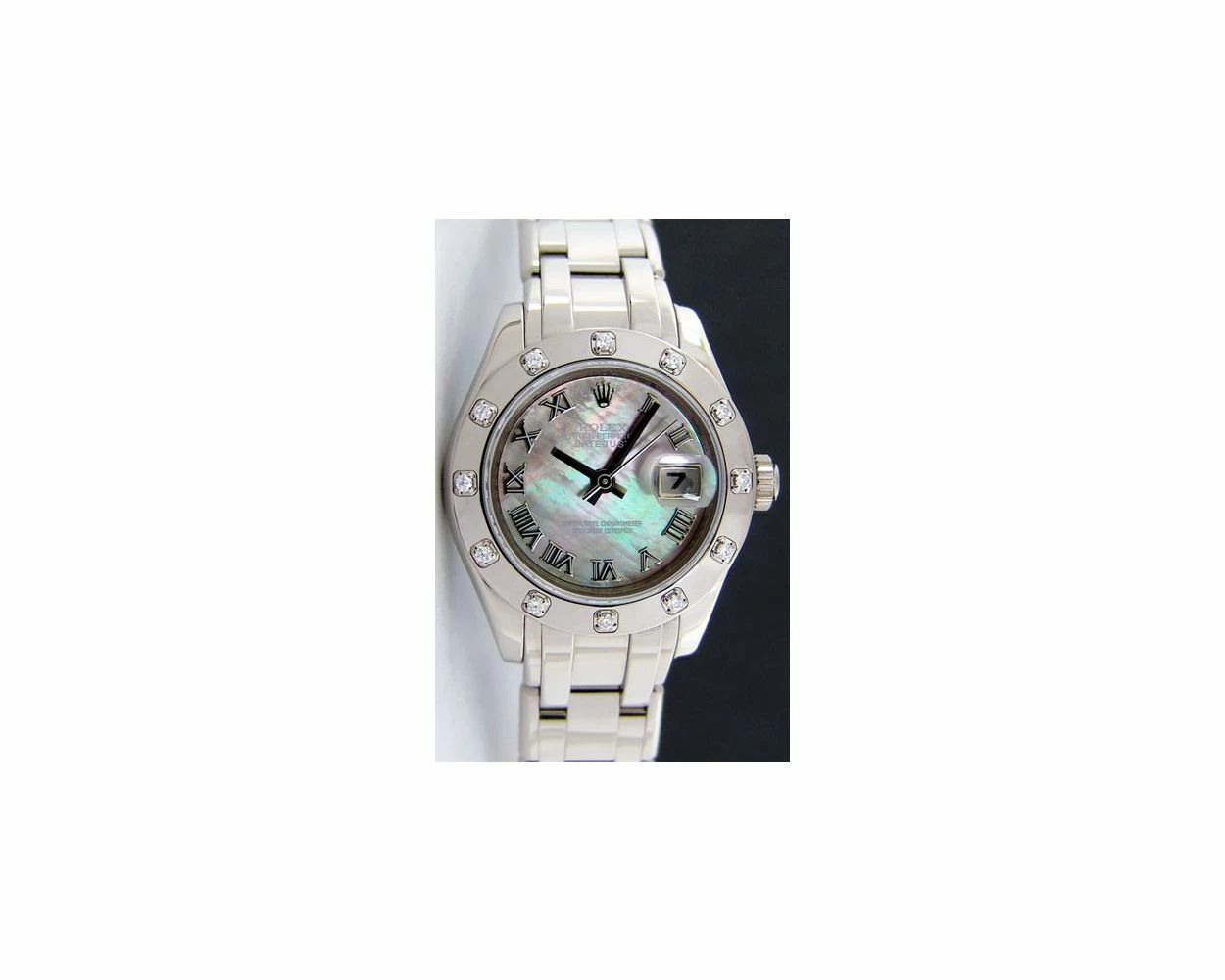 Buy Genuine Used Rolex Pearlmaster 29 80319 Watch Black Mother of Pearl Dial SKU 476