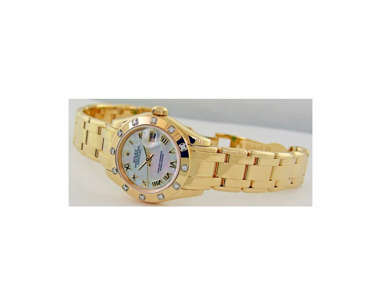 Rolex ladies pearlmaster yellow gold cheap