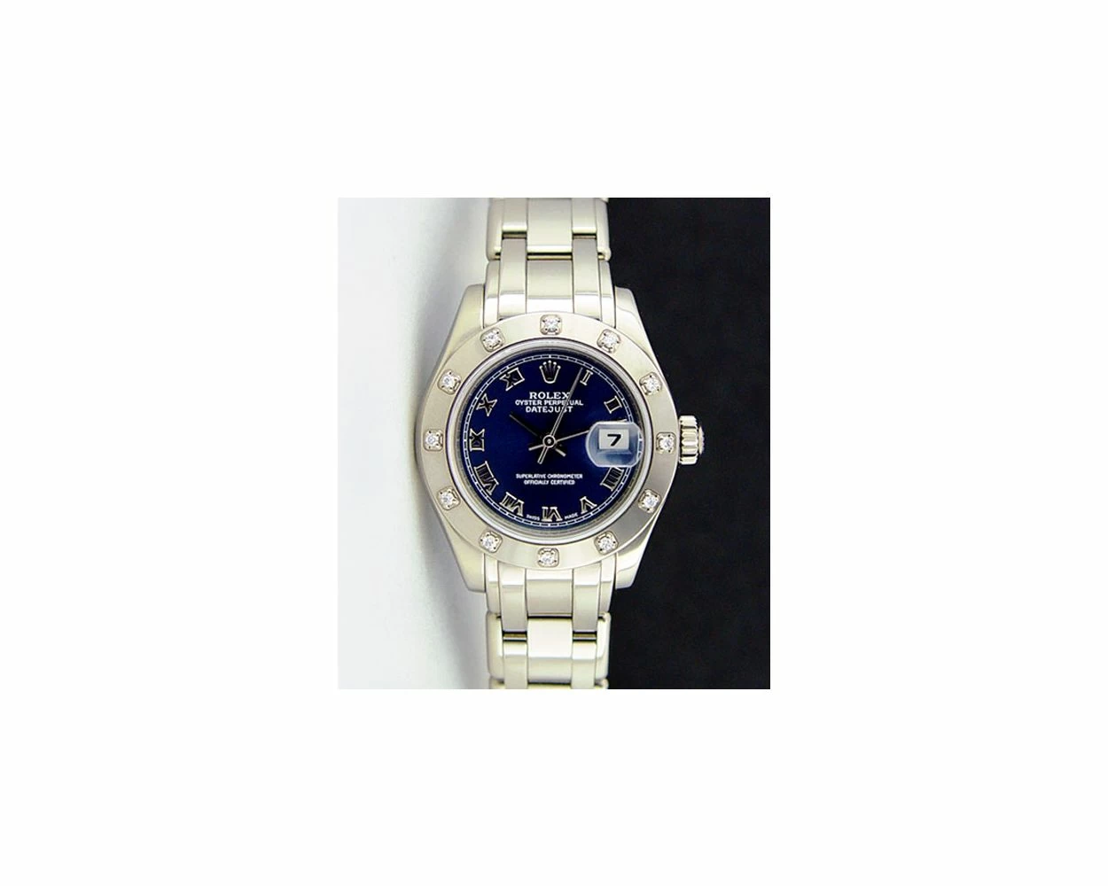 80319　Genuine　Blue　Buy　Pearlmaster　2260　Used　29　Dial　Rolex　Watch　SKU
