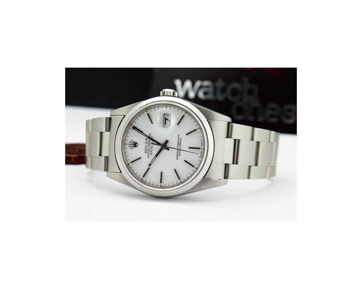 Buy Genuine Used Rolex Datejust 36 16200 Watch White Dial SKU 3873