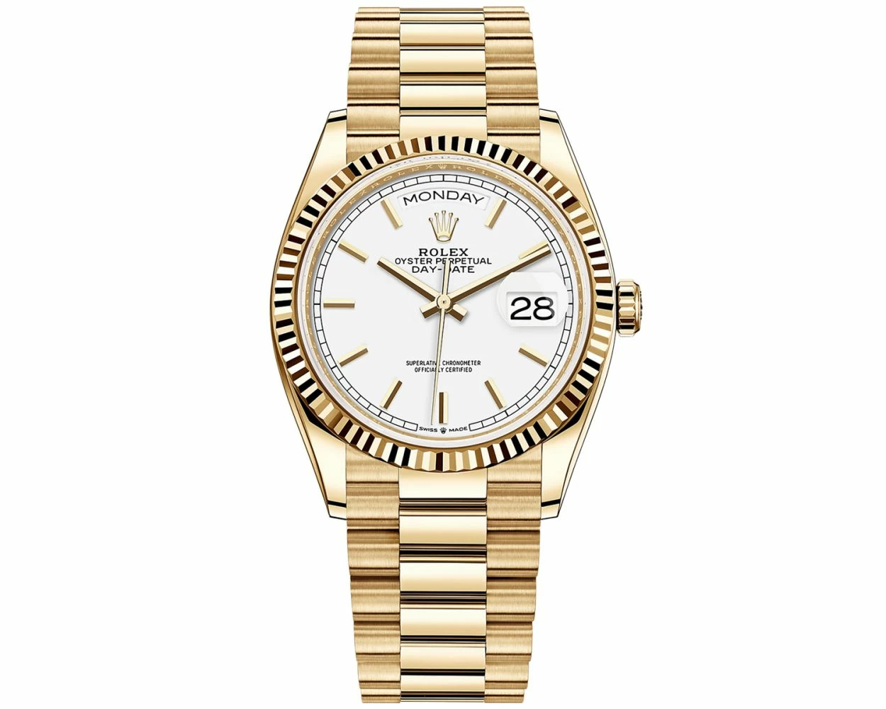 Rolex day date gold used hot sale