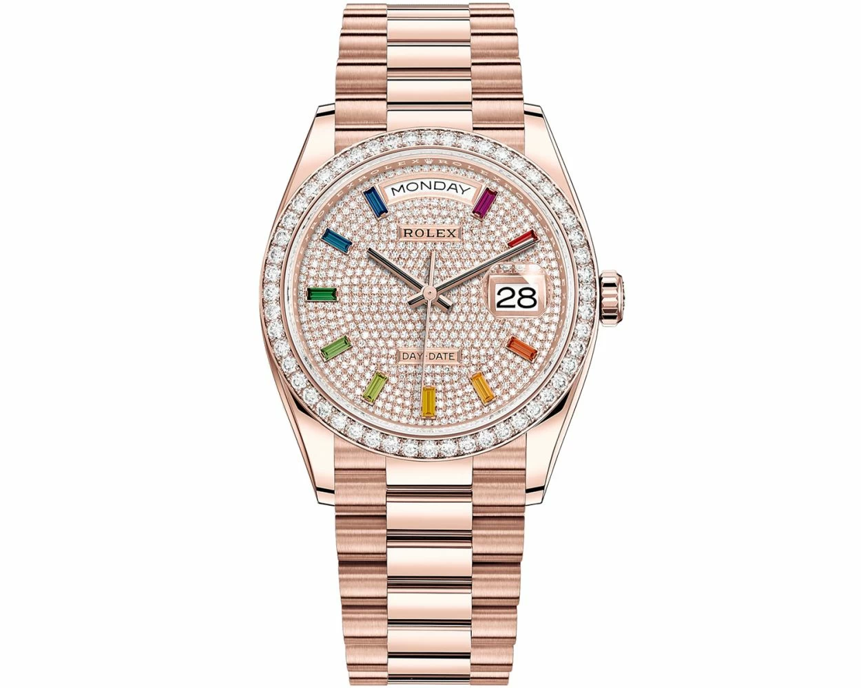 Rose gold presidential rolex 36mm on sale