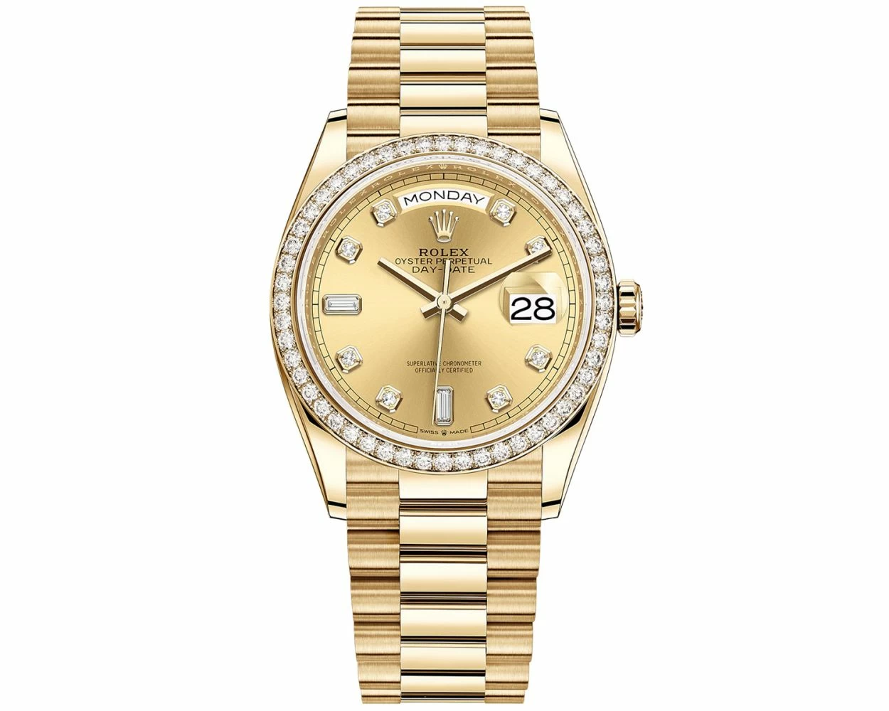 Rolex day sales date gold price