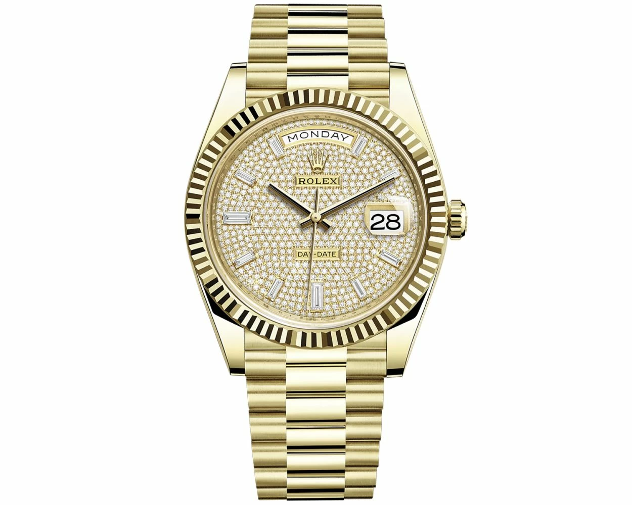 Rolex day date 40mm white gold sale