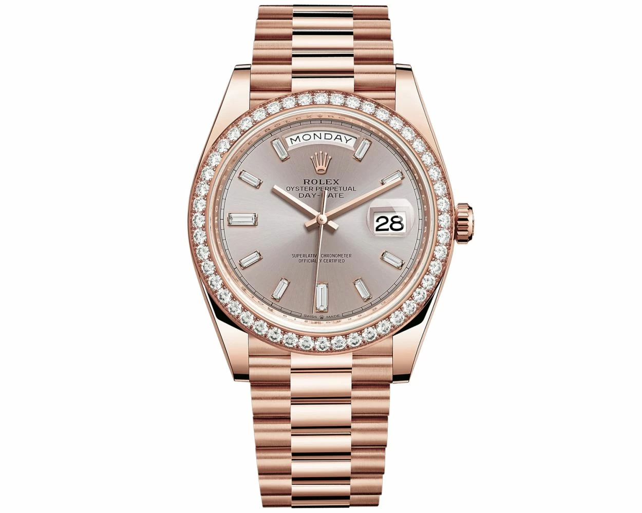 Buy Genuine Used Rolex Day Date 40 228345RBR Watch Sundust Dial