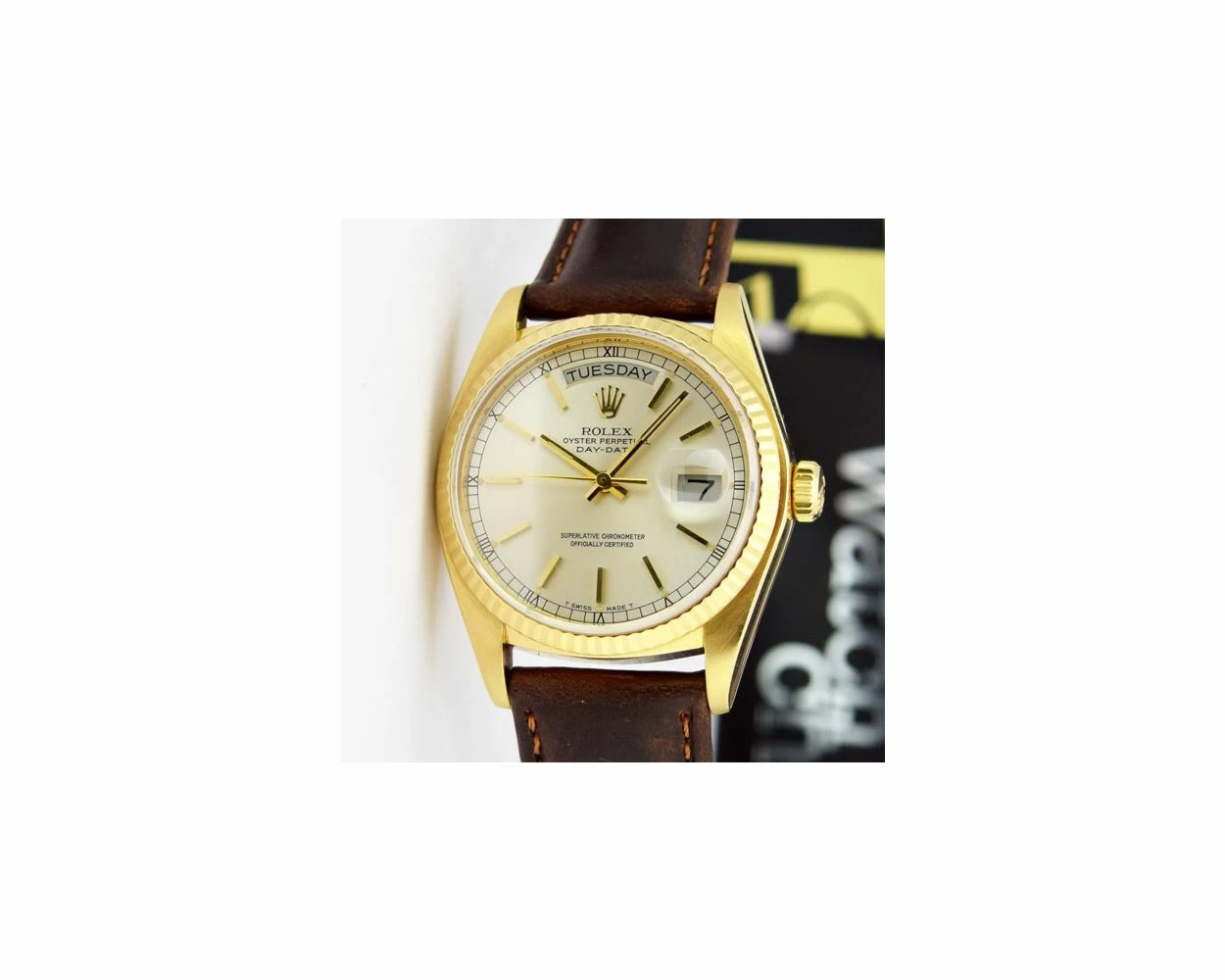 Buy Genuine Used Rolex Day Date 36 18038 Watch Silver Dial SKU
