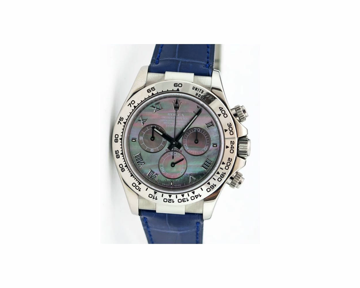 Buy Genuine Used Rolex Cosmograph Daytona 116519 Watch Black Mother of Pearl Dial SKU 2760