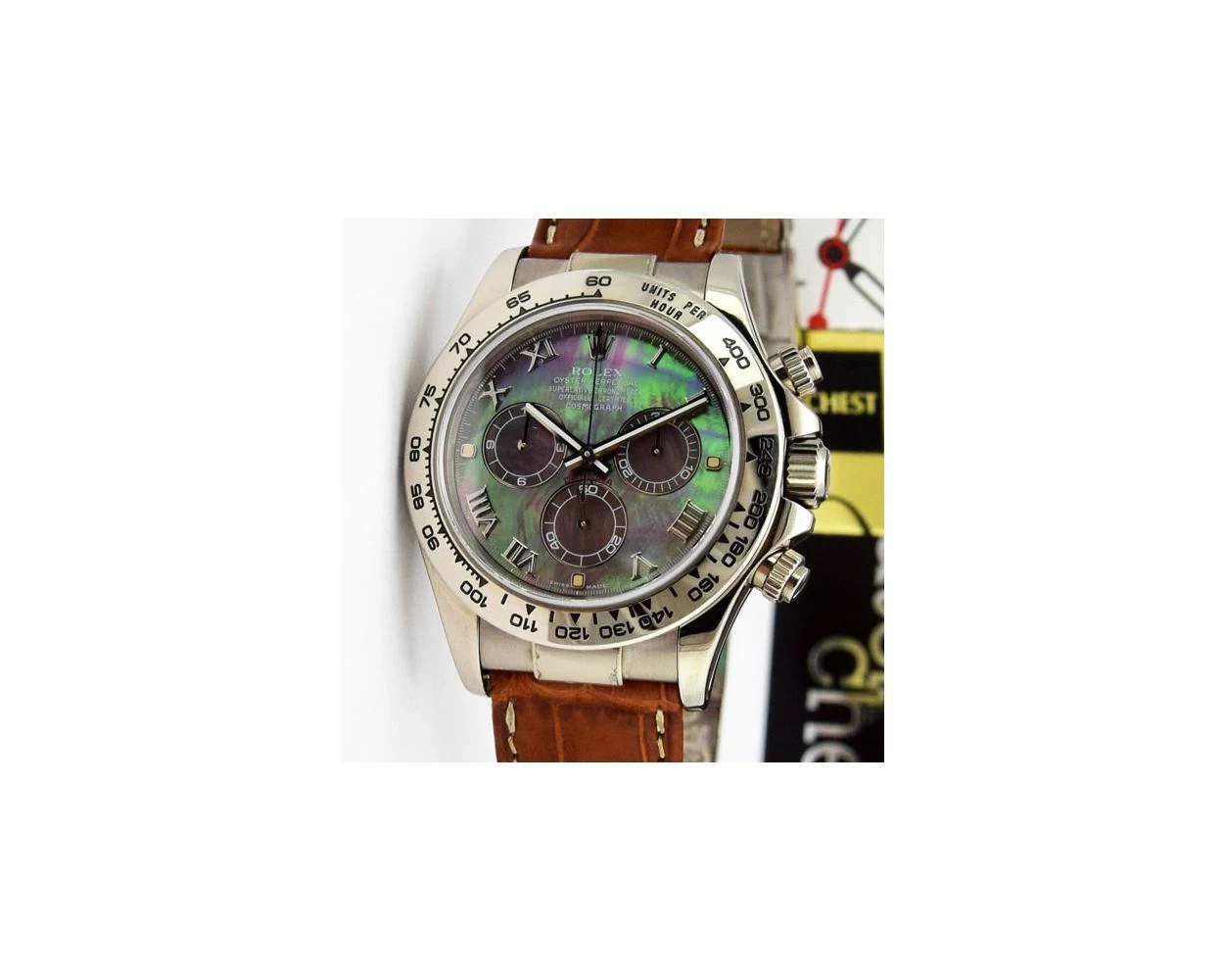 Rolex daytona black mother of pearl online
