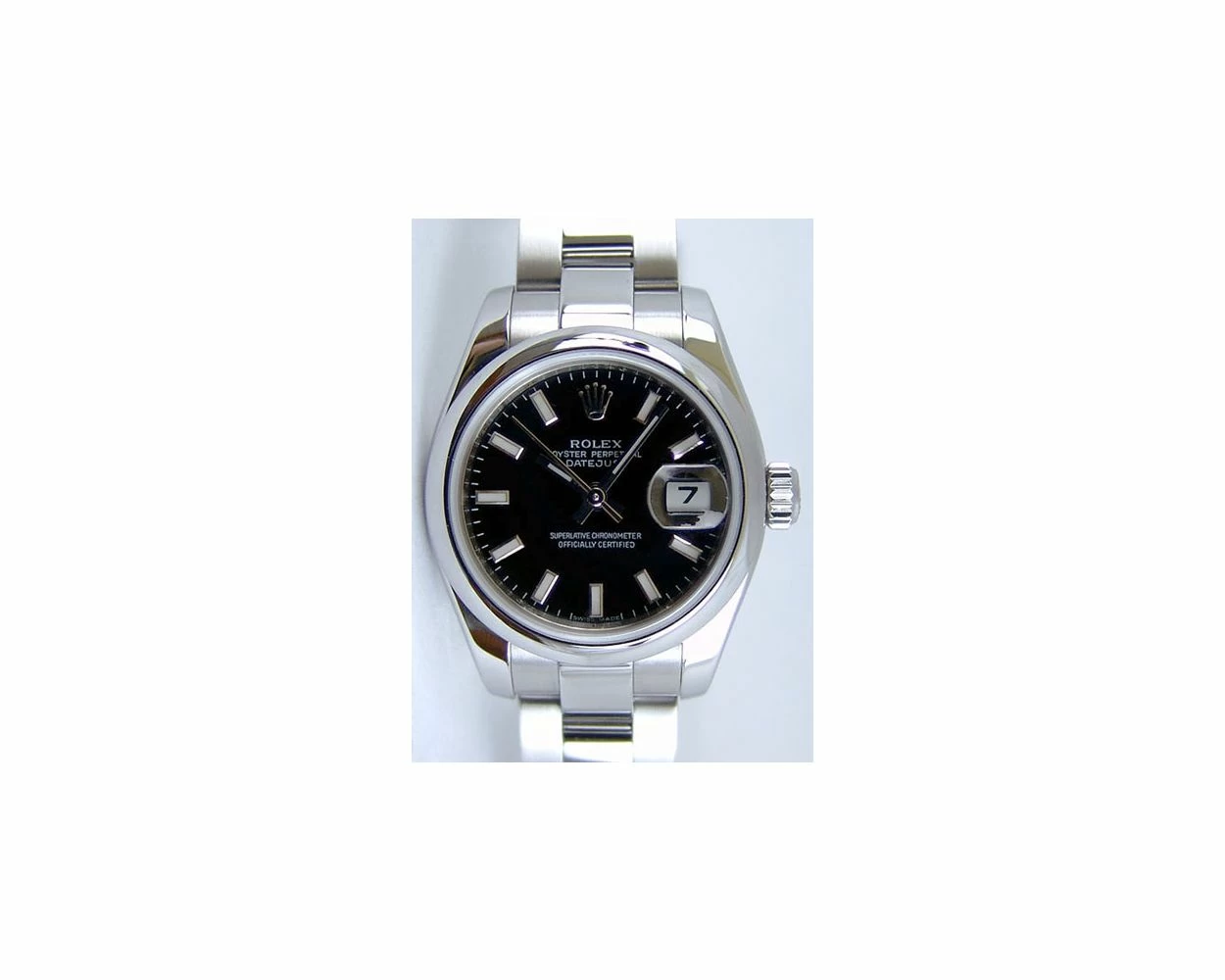 Buy Genuine Used Rolex Lady Datejust 26 179160 Watch Black Dial SKU 760