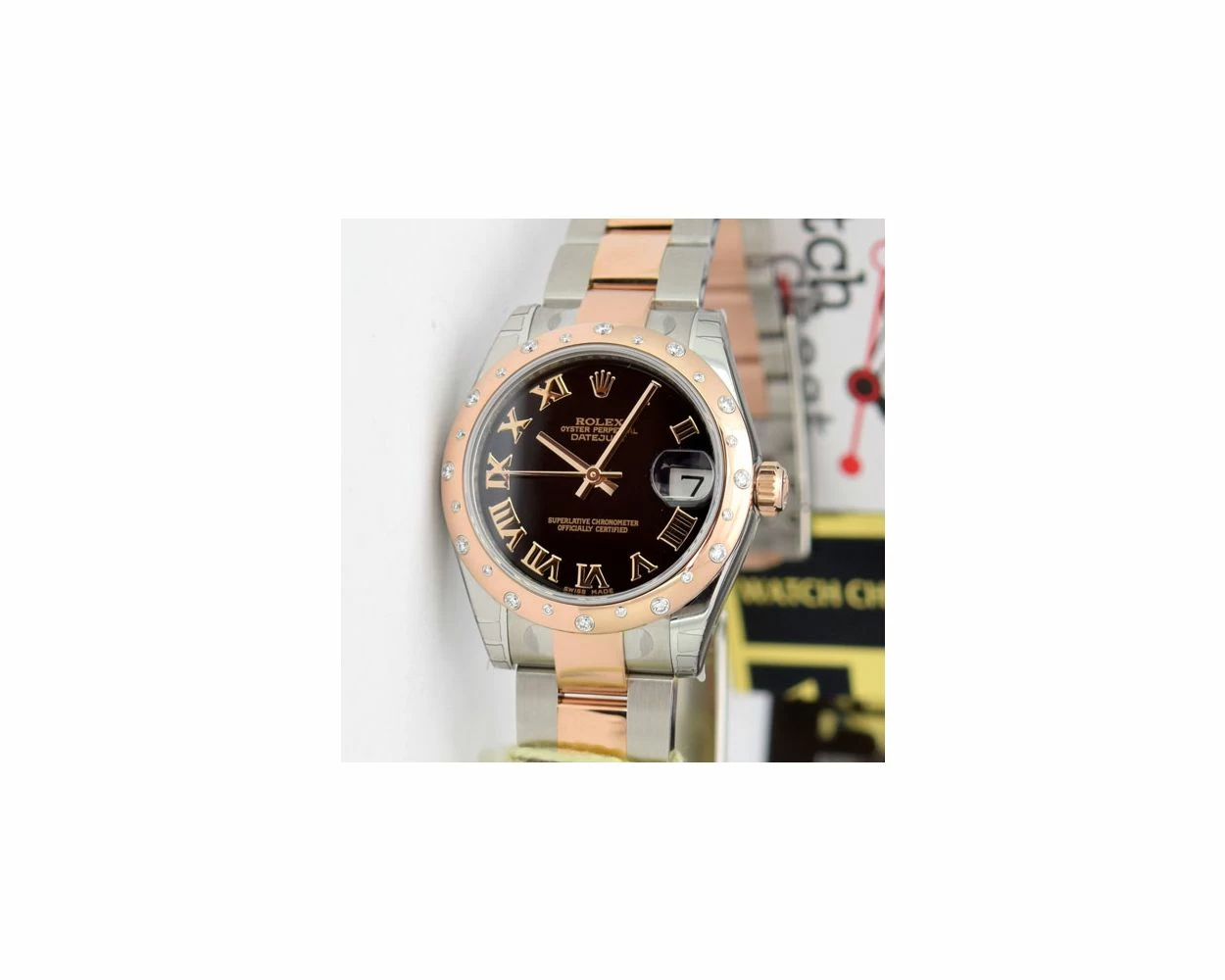 Buy Genuine Used Rolex Datejust 31 178341 Watch Black Dial SKU 3403
