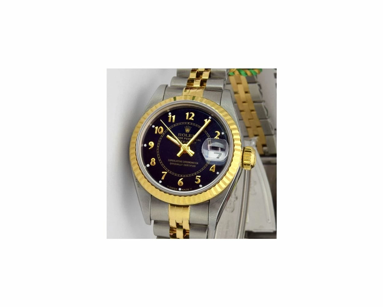 Buy Genuine Used Rolex Lady Datejust 26 69173 Watch Blue Dial SKU 3615