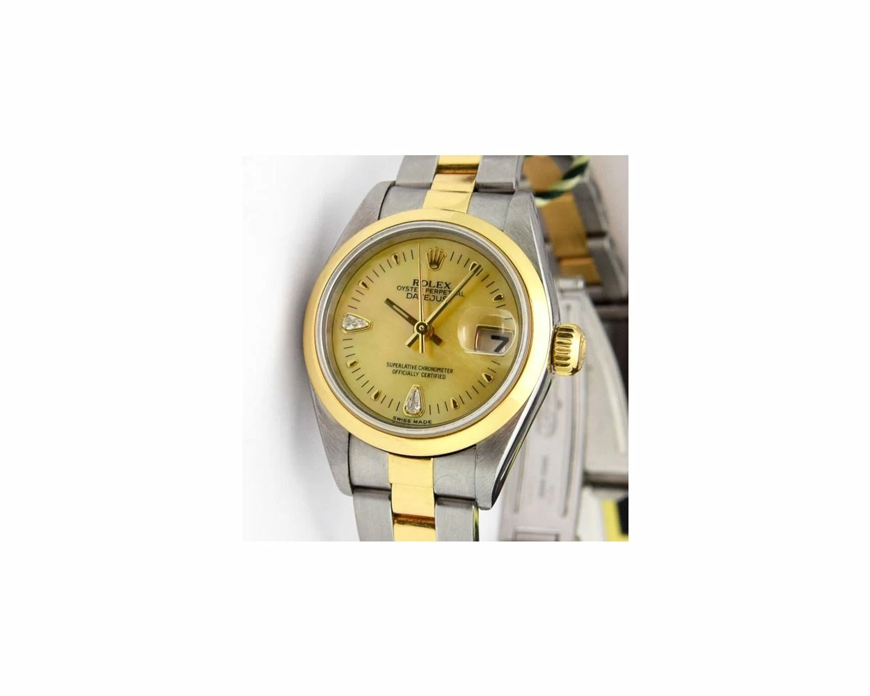 Ladies datejust mother clearance of pearl dial