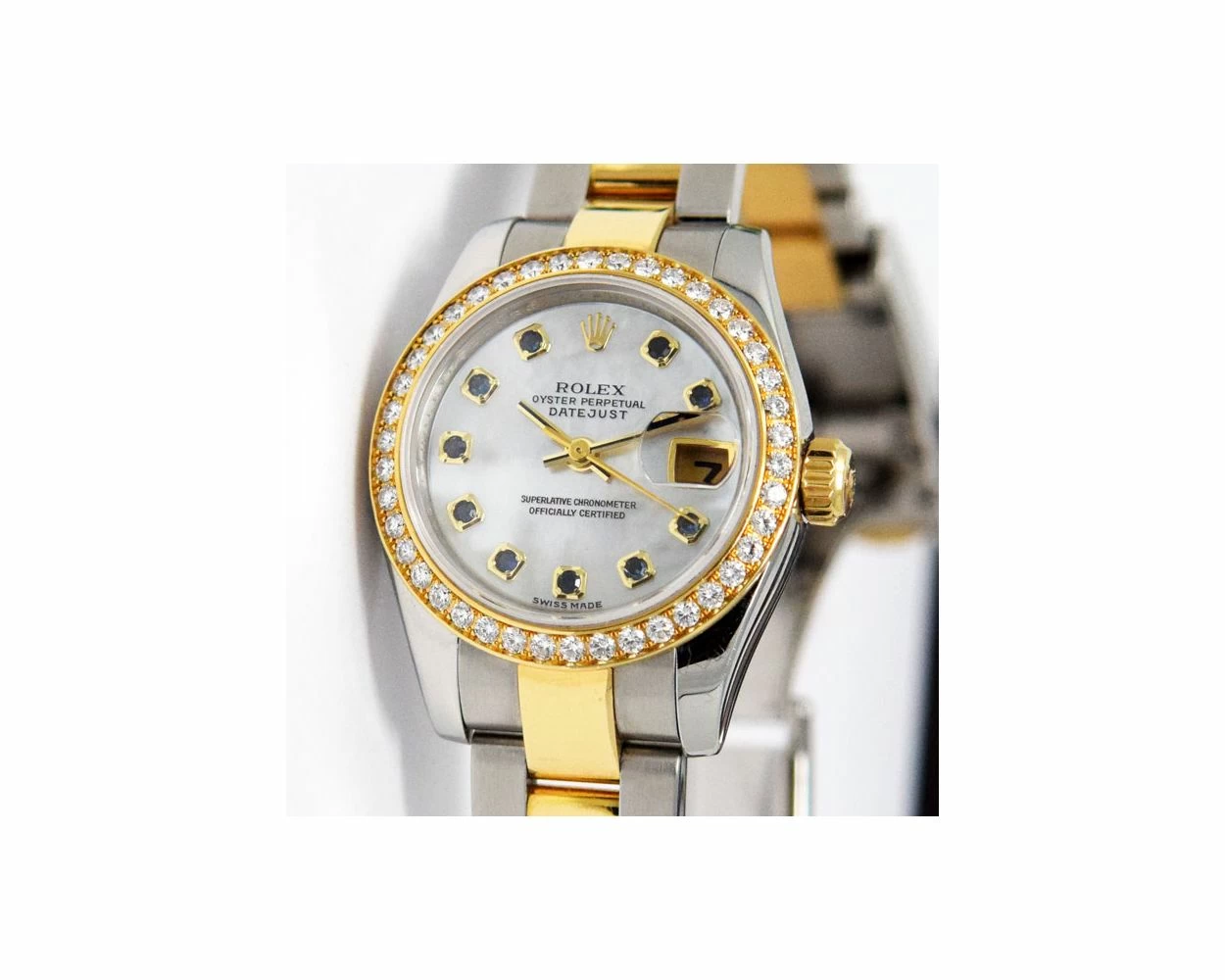 Lady datejust sale mother of pearl