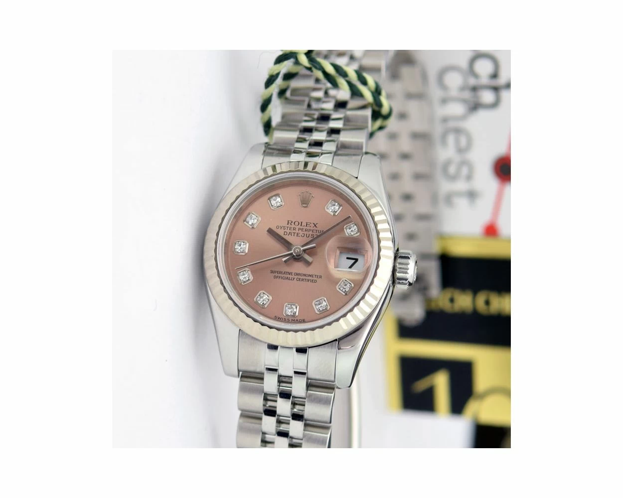 Buy Genuine Used Rolex Lady Datejust 26 179174 Watch Rose Dial SKU 2247