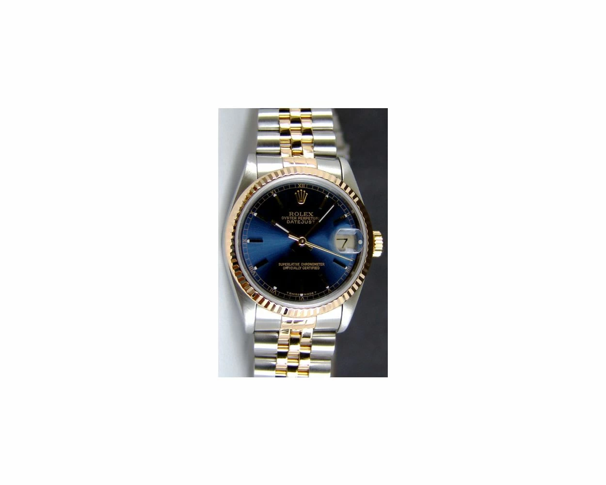 Buy Genuine Used Rolex Datejust 31 68273 Watch Blue Dial SKU 1102