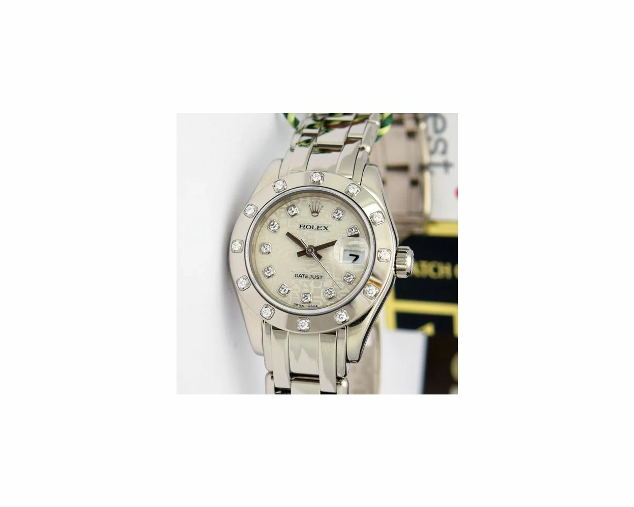 Buy Genuine Used Rolex Pearlmaster 29 80319 Watch Silver Jubilee Dial SKU 1979