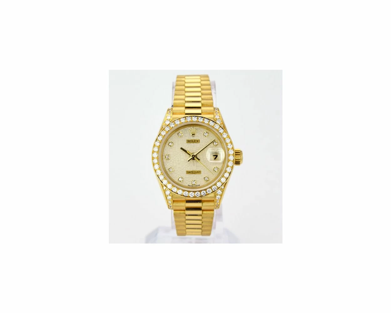 Rolex lady president shop gold price