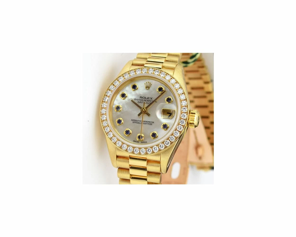 Rolex Ladies President Yellow Gold Watch