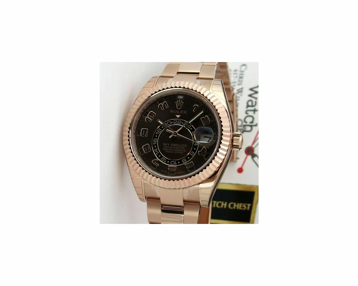 Rolex sky dweller chocolate face online