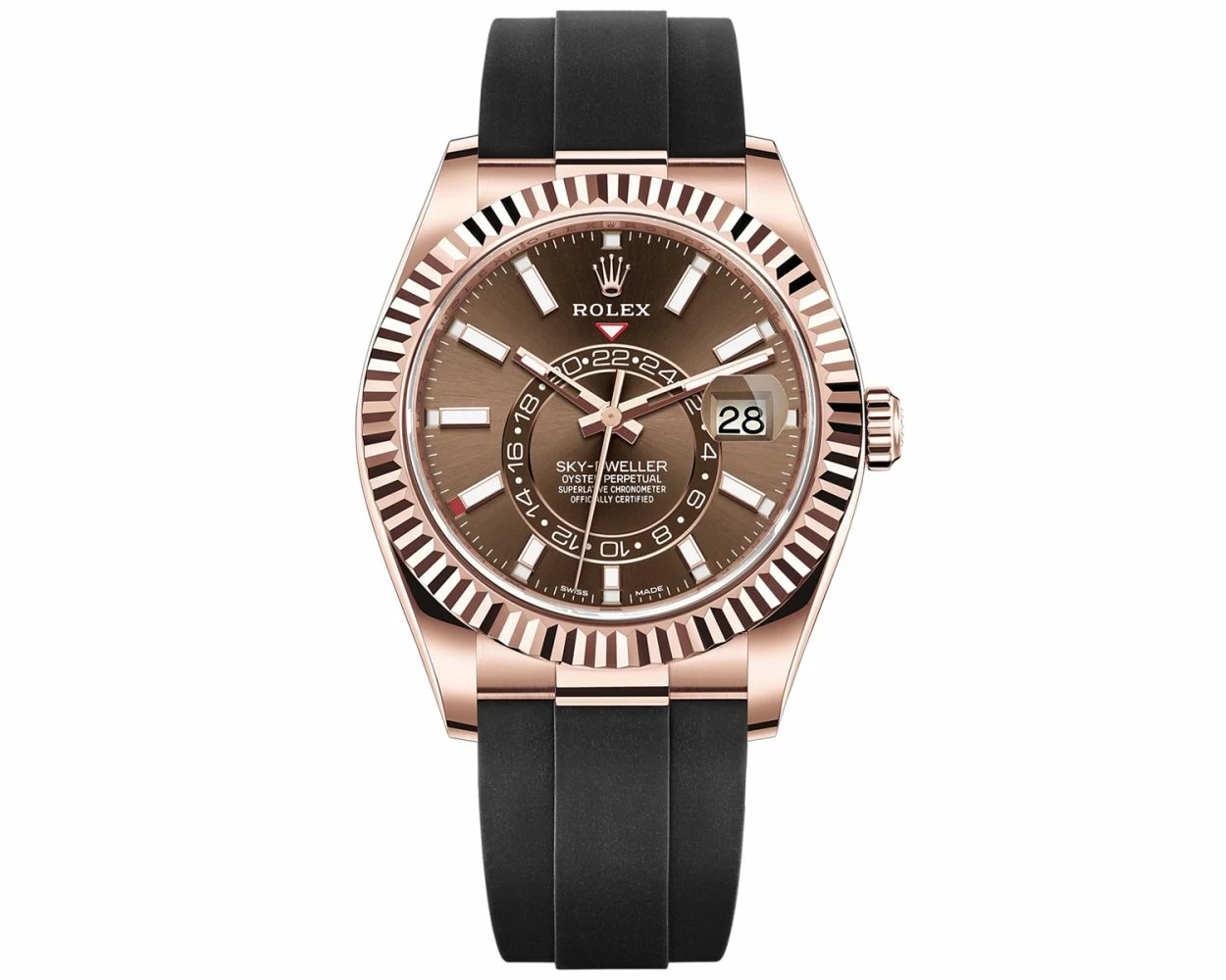 Rolex sky shop dweller rose