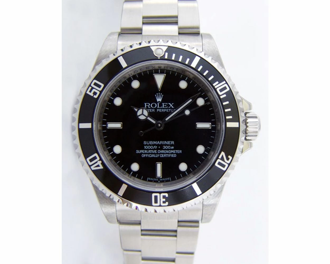 Buy Genuine Used Rolex Submariner 14060M Watch Black Dial SKU 2491