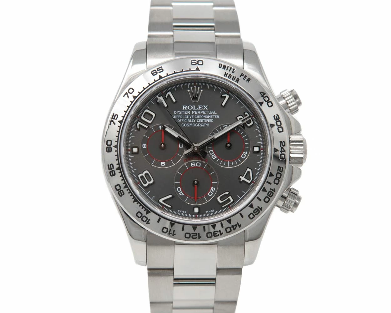 Buy Genuine Used Rolex Cosmograph Daytona 116509 Watch Silver Dial SKU 4416