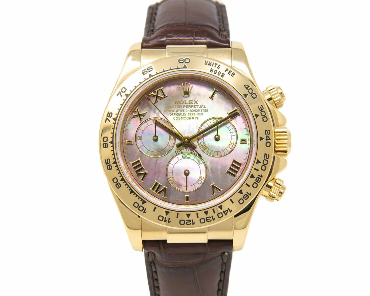 Rolex daytona black pearl top