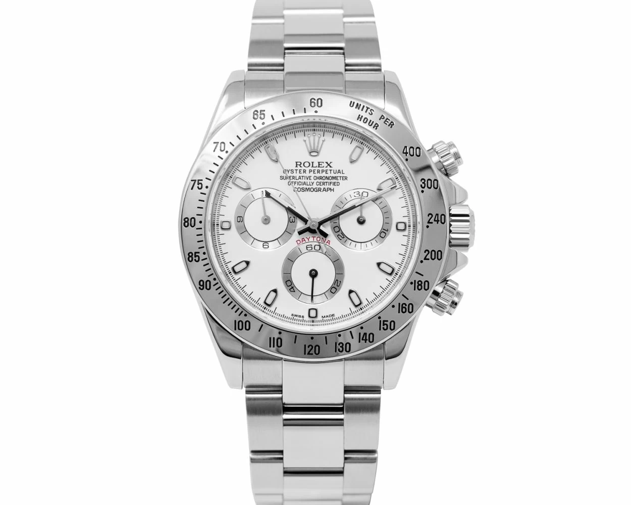 Buy Genuine Used Rolex Cosmograph Daytona 116520 Watch White