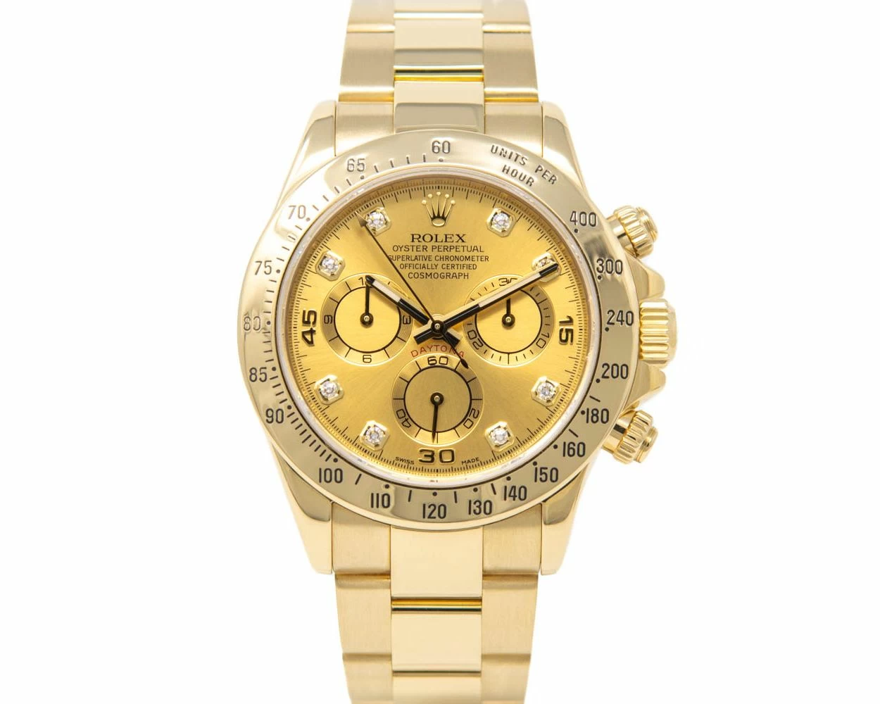 Buy Genuine Used Rolex Cosmograph Daytona 116528 Watch Champagne
