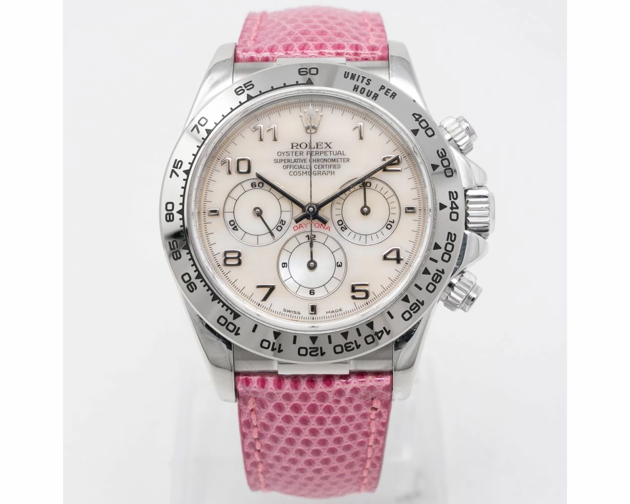 Buy Genuine Used Rolex Cosmograph Daytona 16519 Watch Mother of Pearl Dial SKU 9657