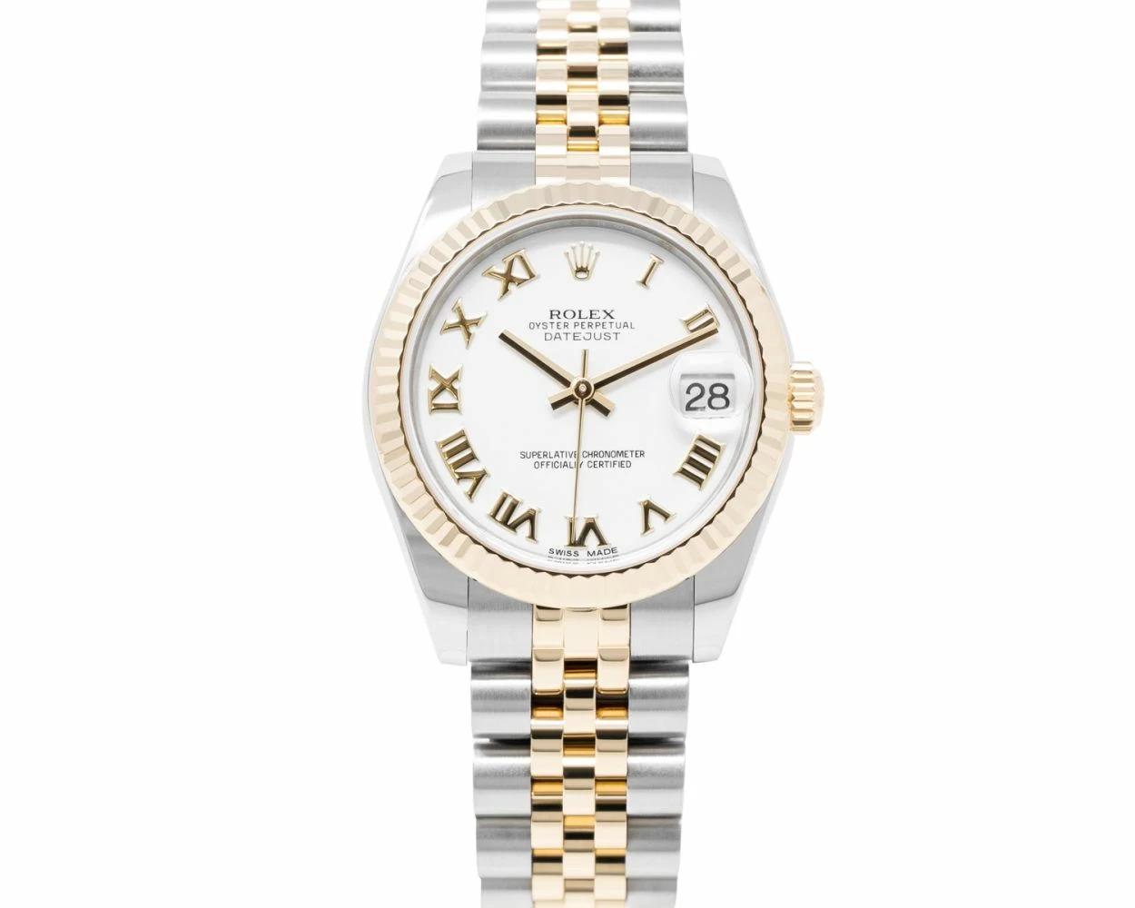 Buy Genuine Used Rolex Datejust 31 178273 Watch White Dial SKU - Main Image