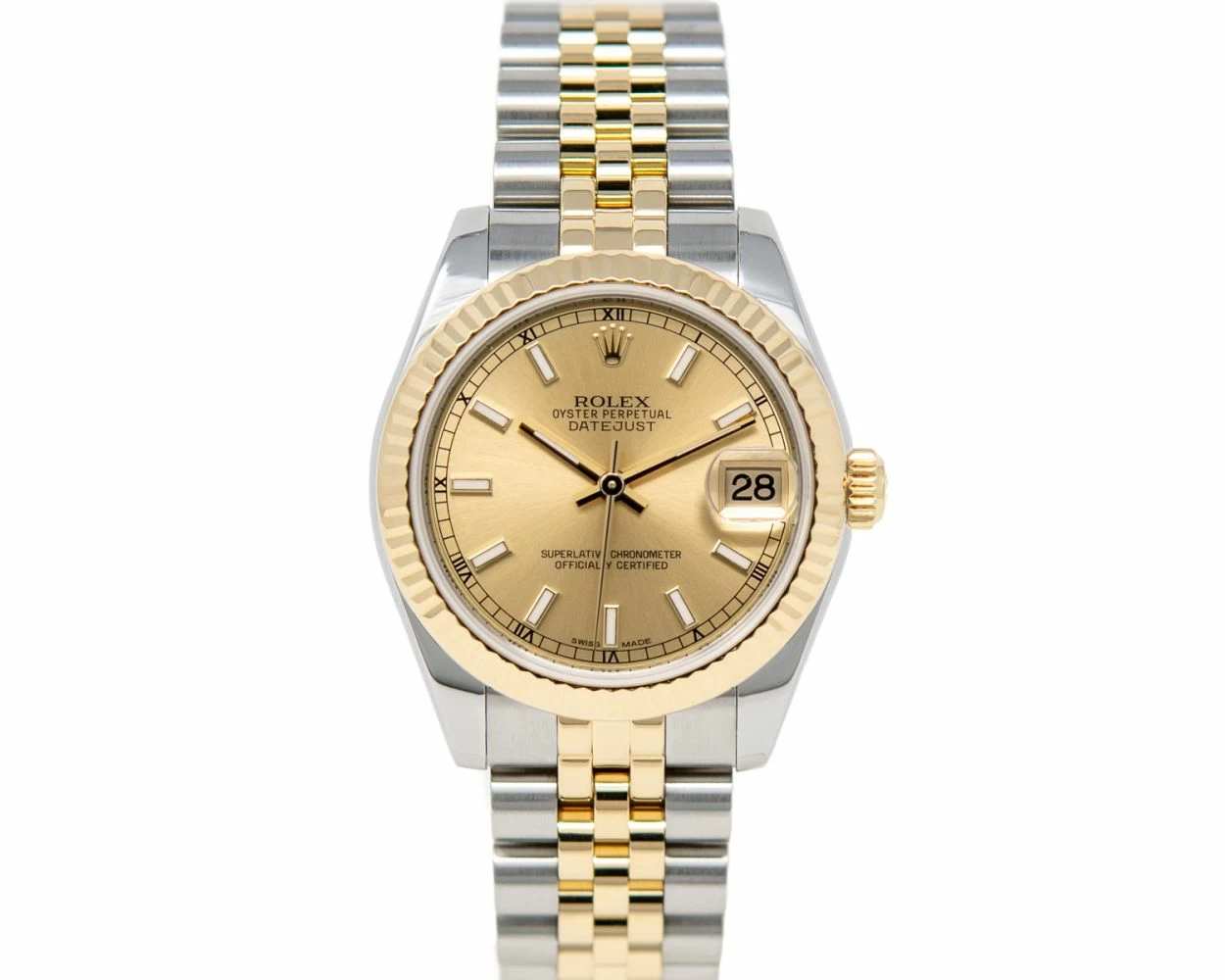 Buy Genuine Used Rolex Datejust 31 178273 Watch Champagne Dial SKU 7079