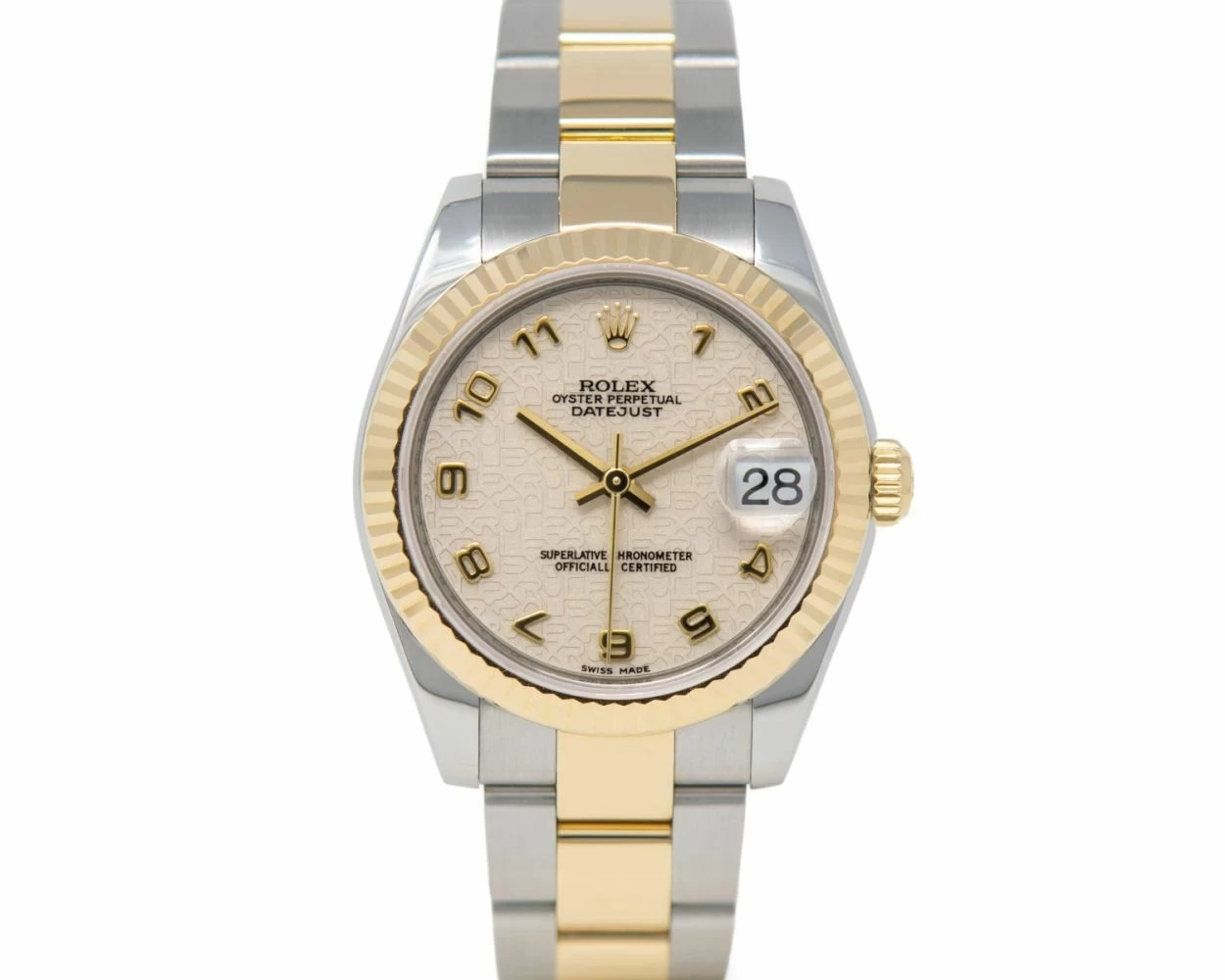 Rolex Datejust 31mm Stainless Steel and Yellow Gold