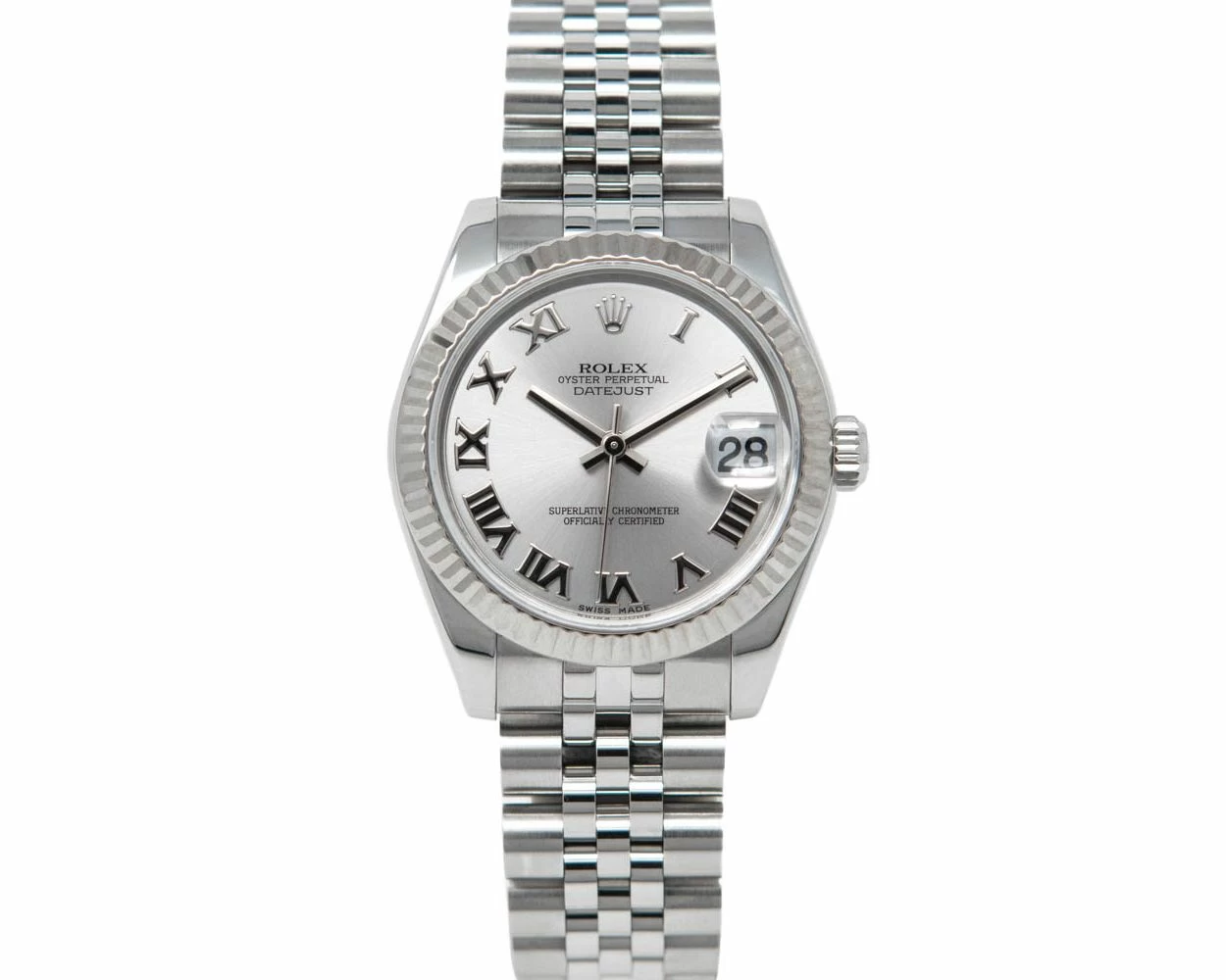 Buy Genuine Used Rolex Datejust 31 178274 Watch Silver Dial