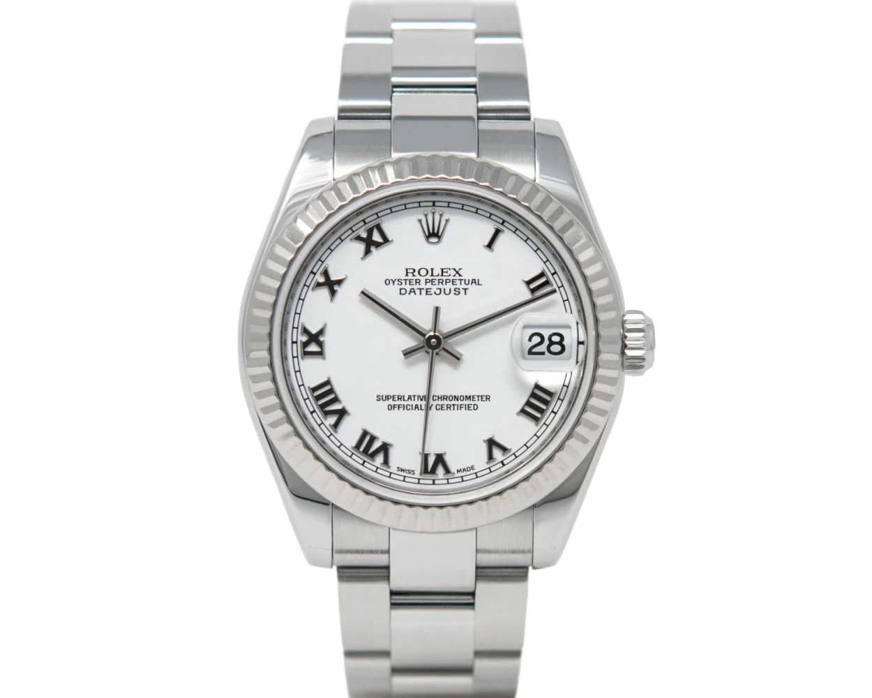 Used white shop gold rolex