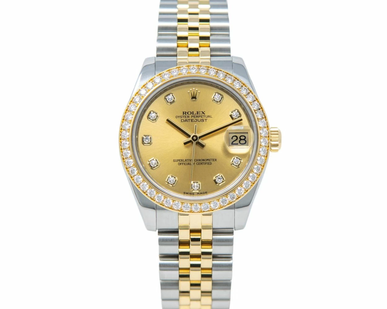In Coming Dec 18th Rolex Datejust 31 178383 Steel Gold
