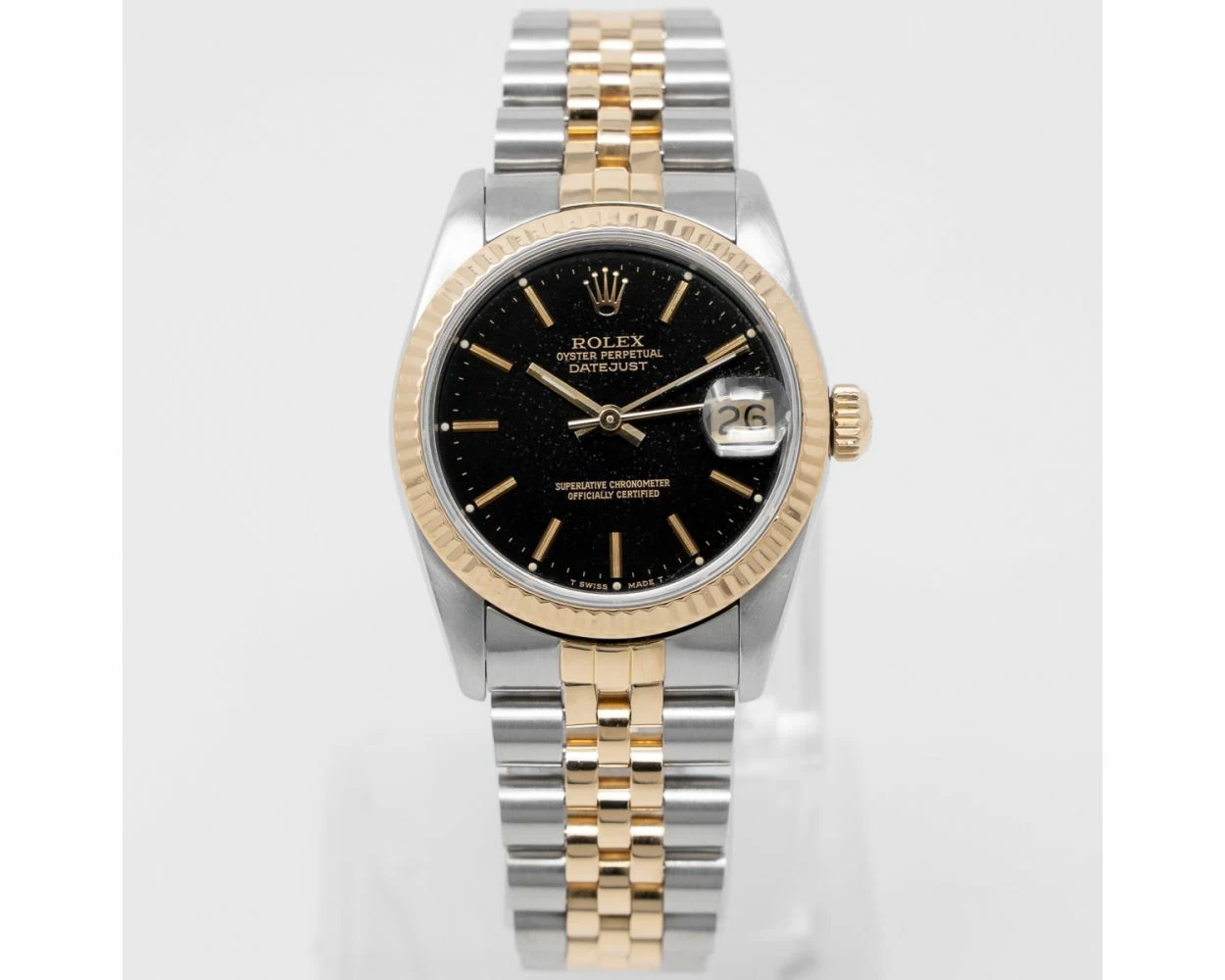 注文割引 Watch 68273 31 Datejust Rolex Used Genuine Buy - Dial Black パーツ