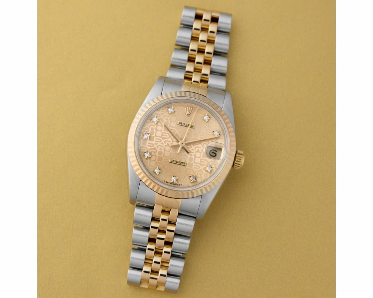 Buy Genuine Used Rolex Datejust 31 68273 Watch Champagne Jubilee