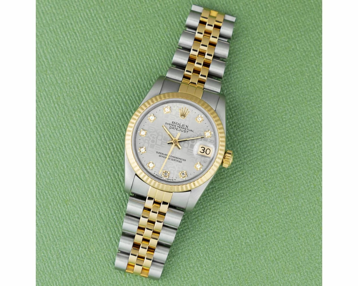 Buy Genuine Used Rolex Datejust 31 68273 Watch Silver Jubilee