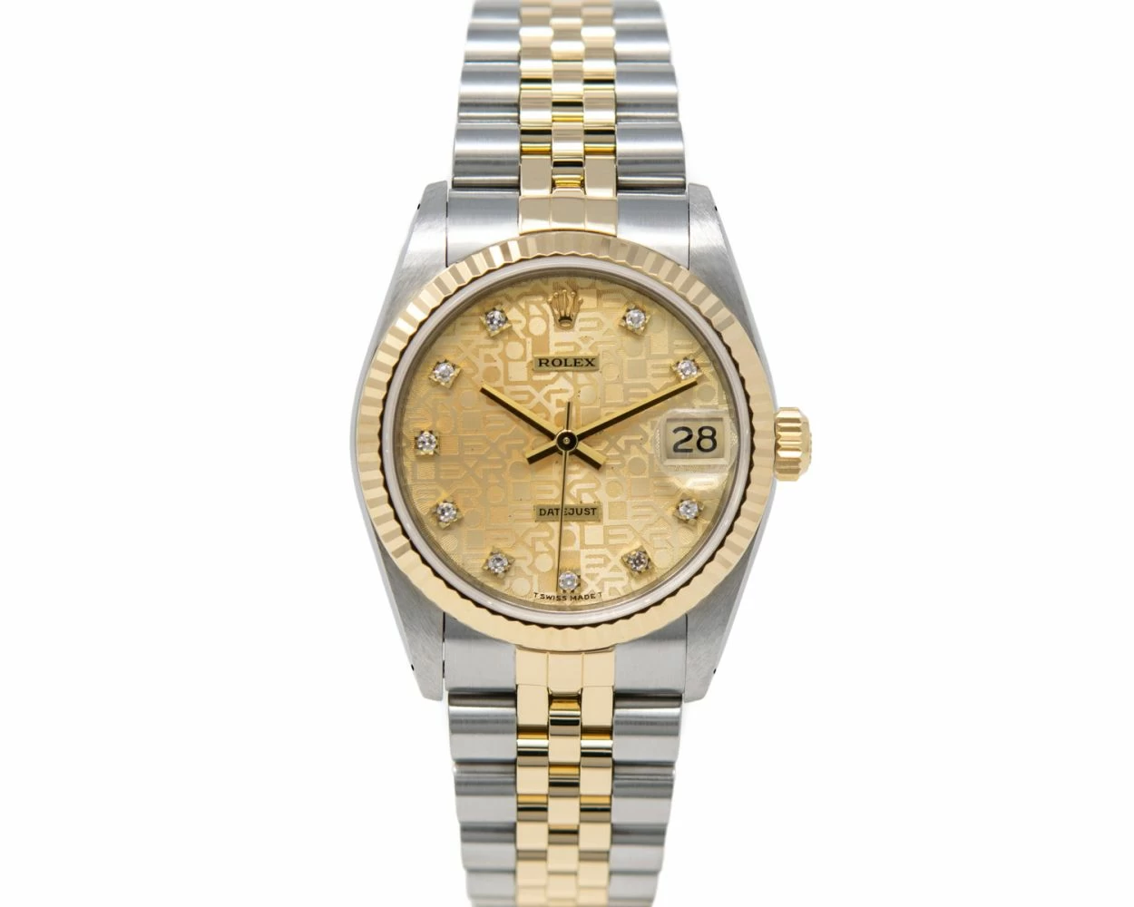 Buy Genuine Used Rolex Datejust 31 68273 Watch Champagne Jubilee