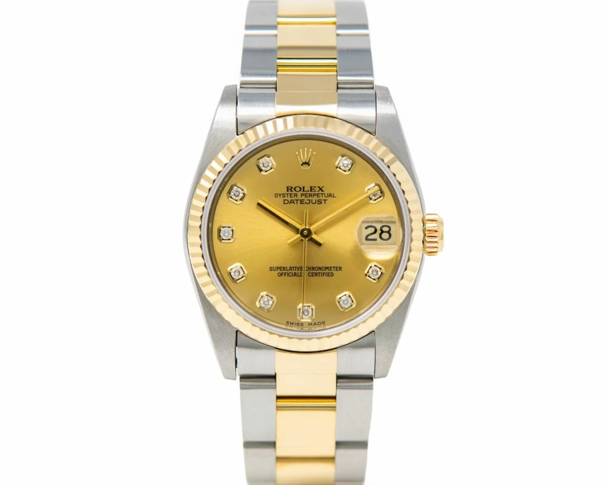 Oyster perpetual champagne clearance