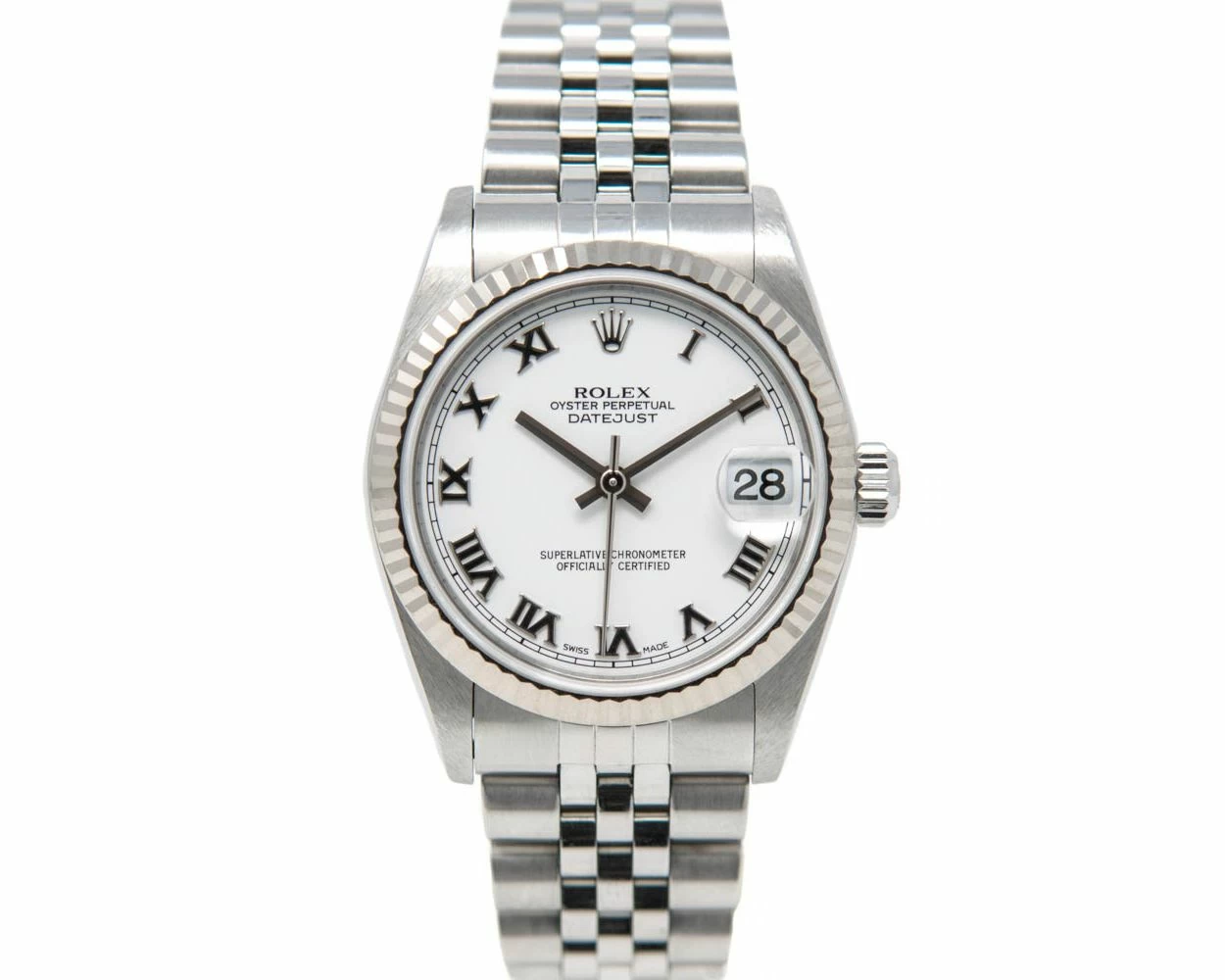Rolex datejust 31 white dial online