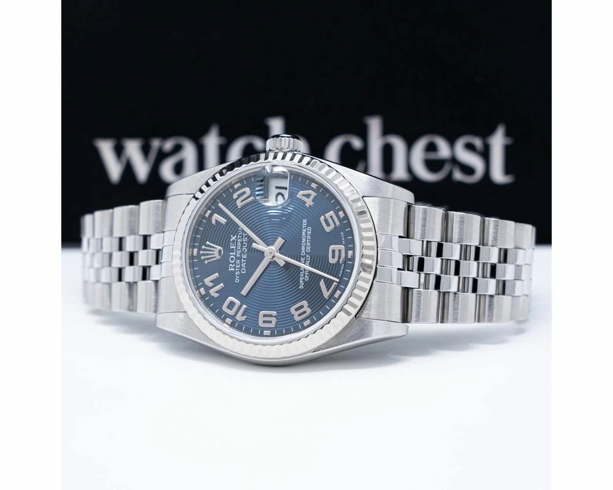 Buy Genuine Used Rolex Datejust 31 68274 Watch - Blue Buy Genuine Used Rolex Datejust 31 68274 Watch - Blue