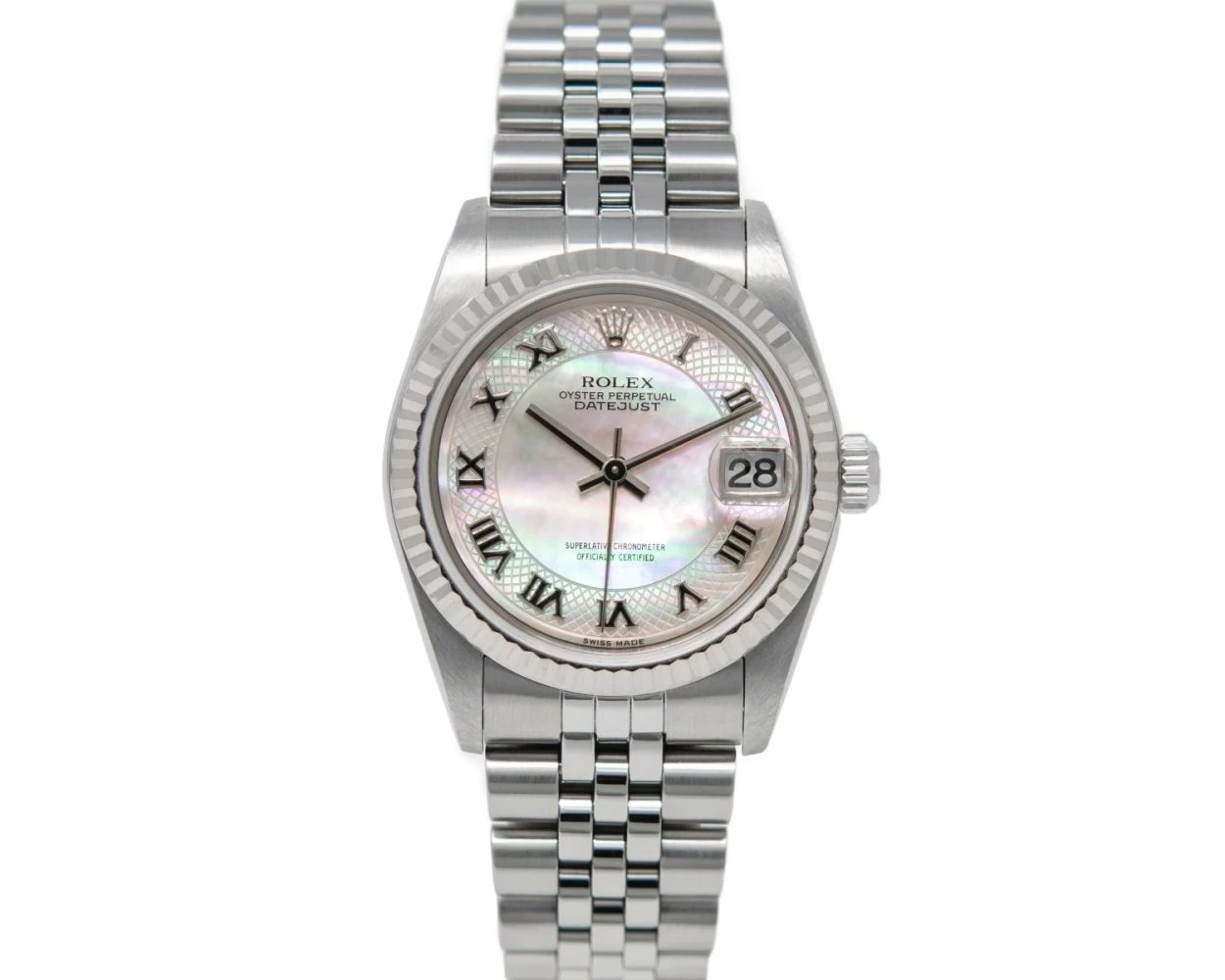 Rolex datejust 31 sales pink mother of pearl