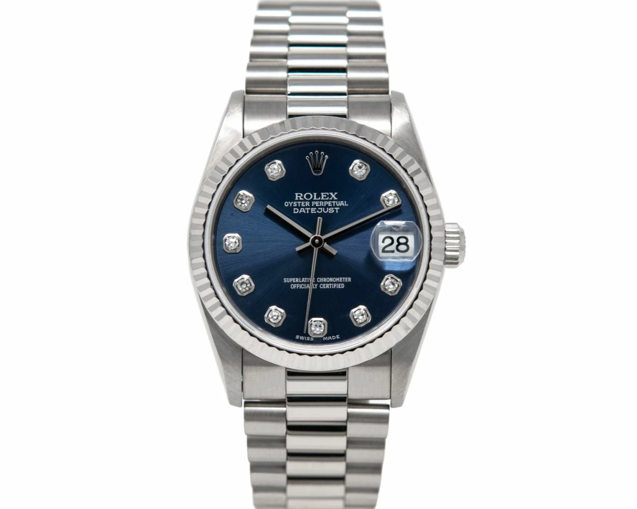 Rolex lady datejust 31 blue dial store