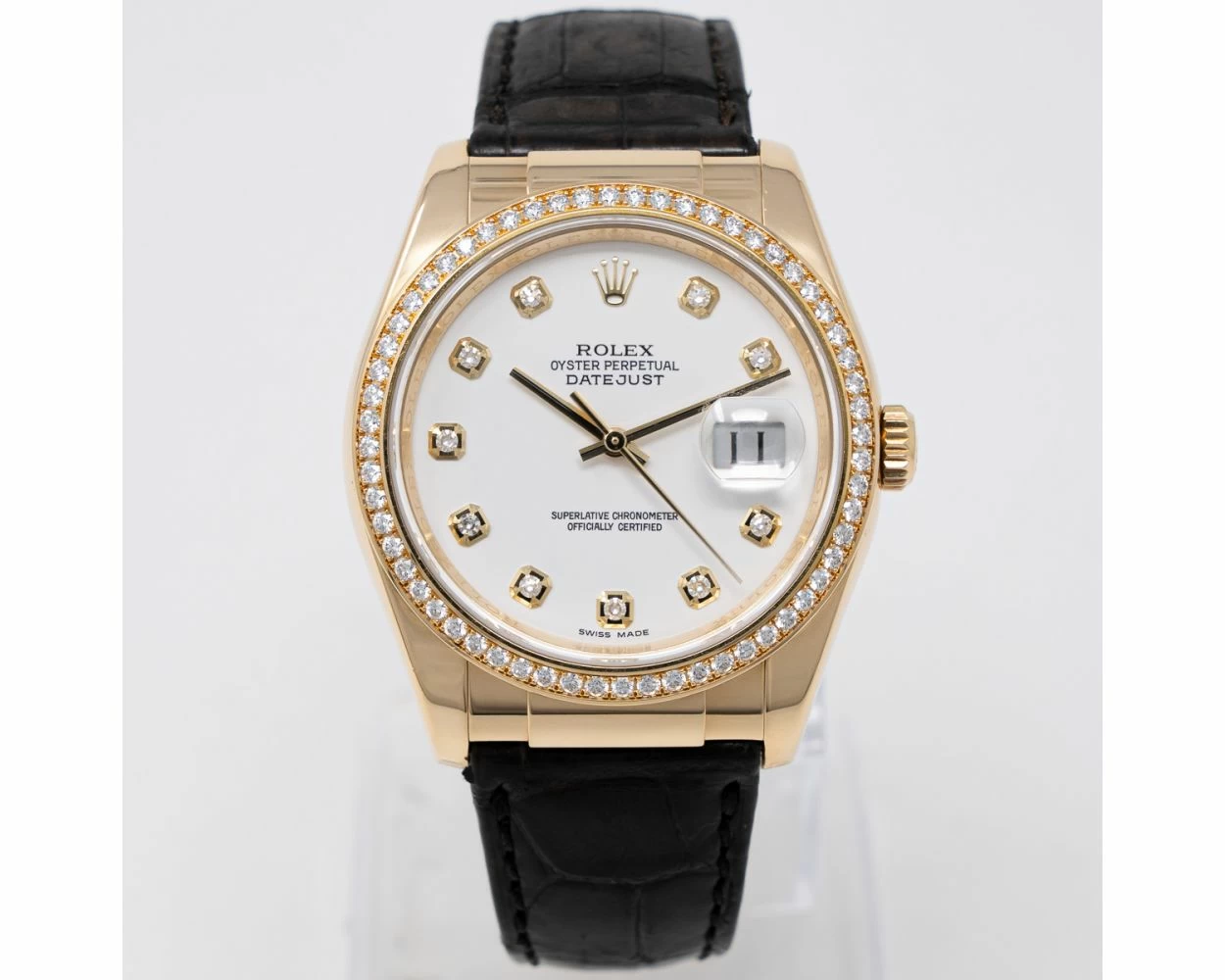 Used rolex leather band on sale