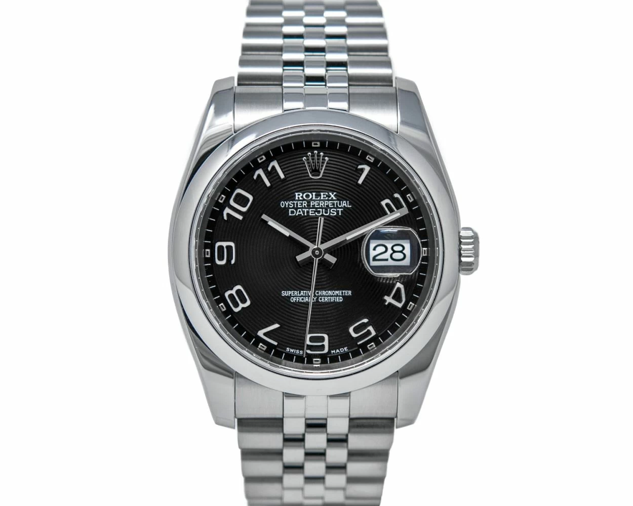 Rolex datejust 36 arabic numerals hotsell