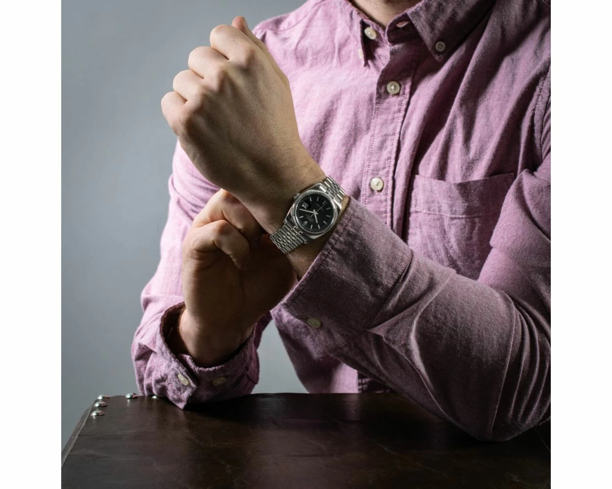 Rolex 116200 on wrist hotsell